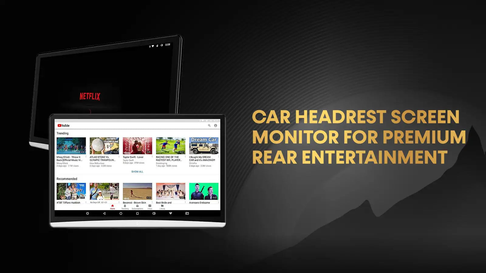 Car Headrest Screen Monitor Buying Guide Rear Entertainment | Autostyle UK