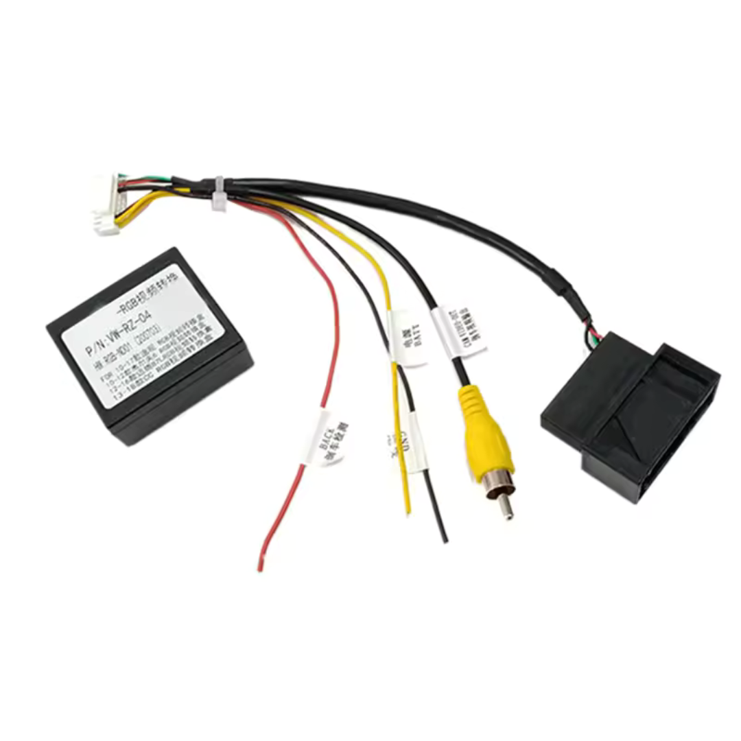 26 PIN RGB to CVBS (RCA) AV Signal Converter Adapter For VW Original Rear-view Camera