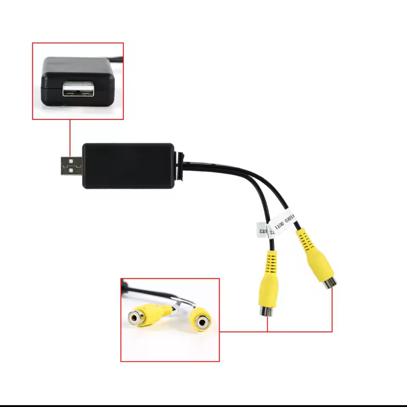 Video Output USB Adapter for Car Android Screen CVBS HDMI