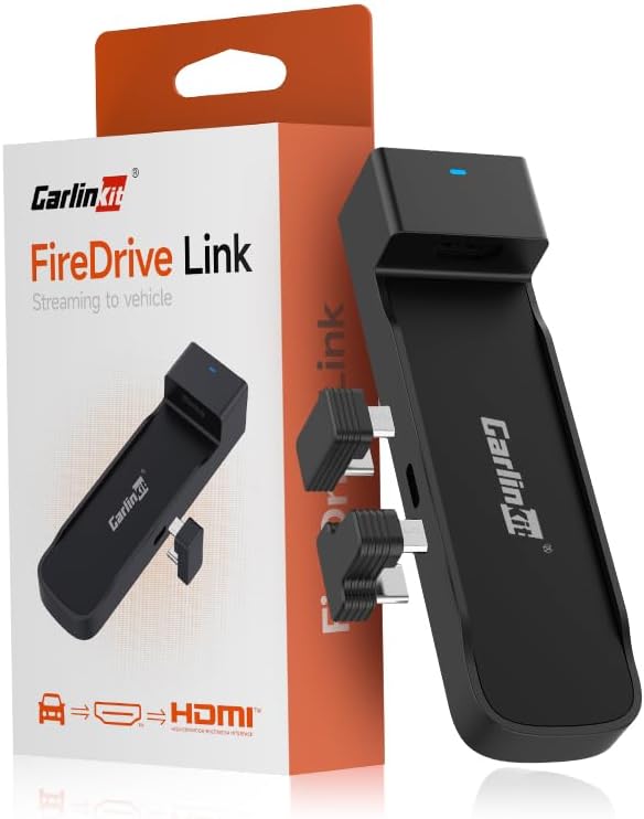 Carlinkit Fire Drive Link Pro with HDMI for Fire TV Stick Carplay Adapter