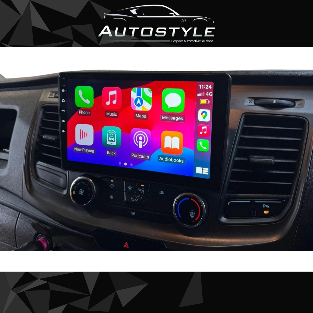 Ford Transit Custom Apple Carplay / Android Auto 10" Stereo Upgrade