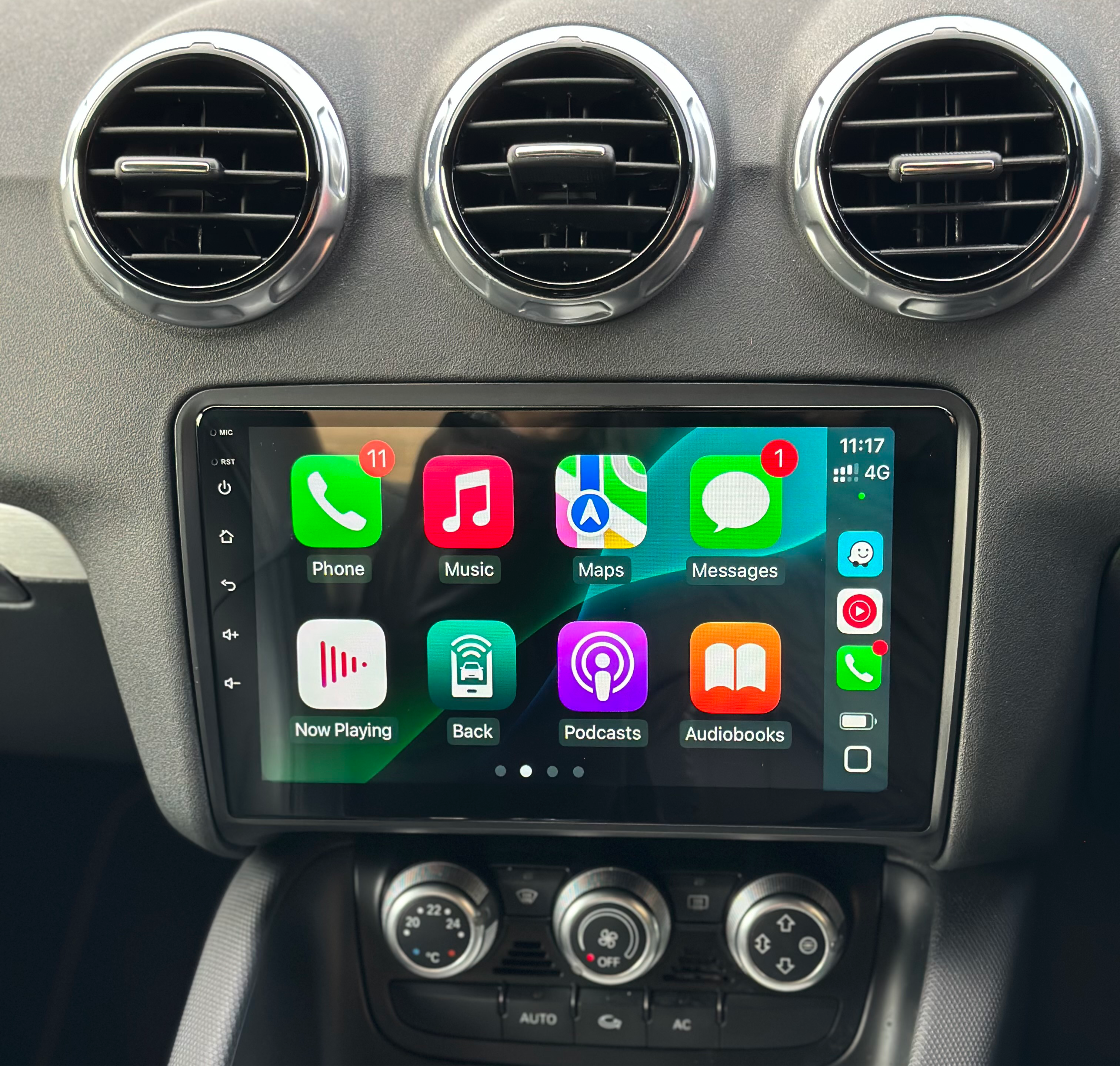 Audi TT Apple Carplay / Android Auto 9" Stereo Upgrade (2006-2014)