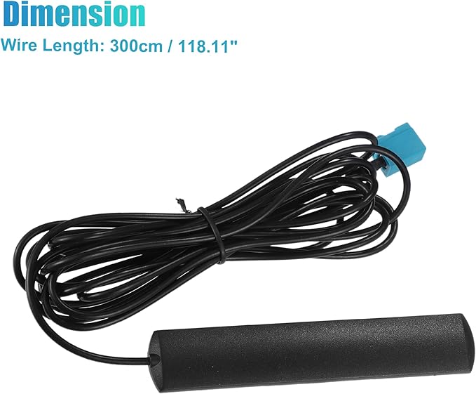 DAB FM Radio Antenna Stereo Antenna Fakra Z Adapter for Car Radio