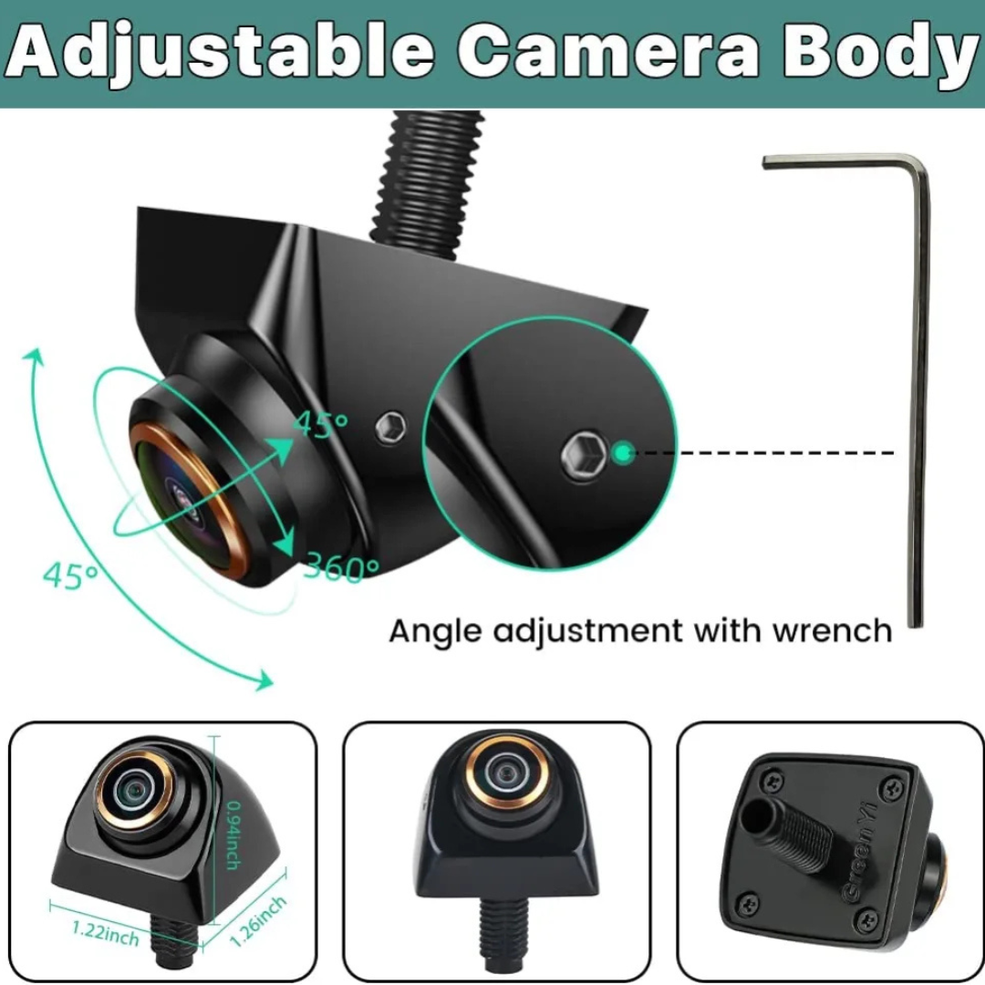 Adjustable Fisheye Lens 170° Wide Angle Lens HD Universal Car Reverse Camera