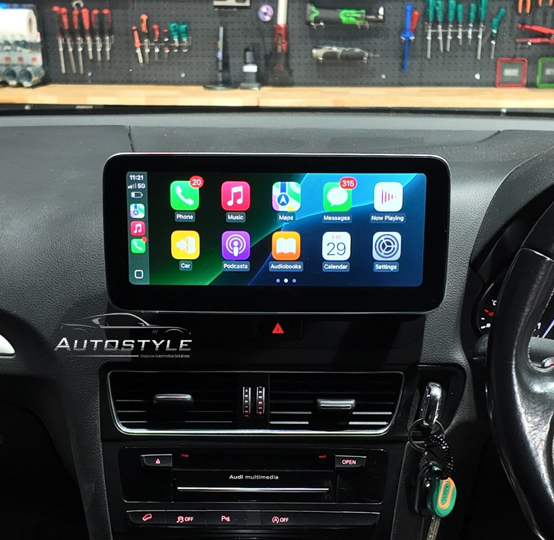 Audi Q5 (2009-2016) Apple CarPlay Android Auto 10.25" Touch Screen RHD