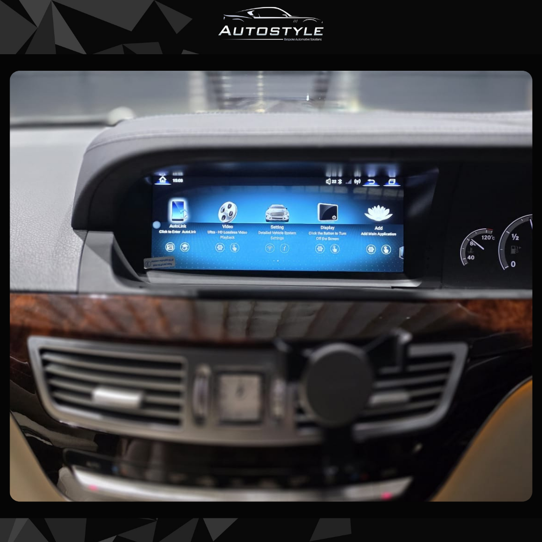 Mercedes-Benz S Class W221 (2005-2013) Apple CarPlay Android Auto 10.25" Touch Screen RHD