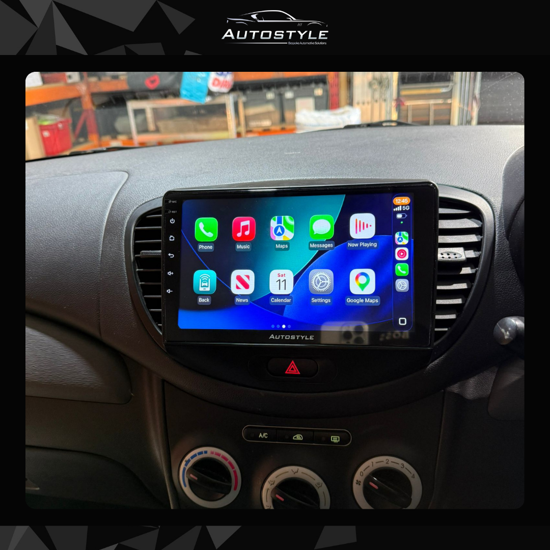 Hyundai i10 Apple Carplay / Android Auto 9" Stereo Upgrade (2007-12)