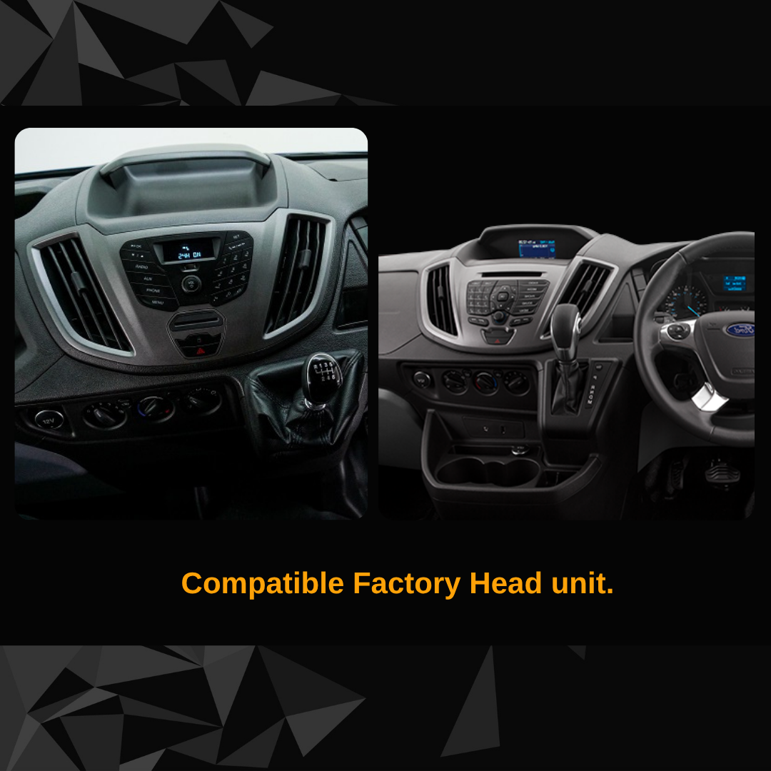 Ford Transit Custom Apple Carplay / Android Auto 9" Stereo Upgrade (2012-2018)