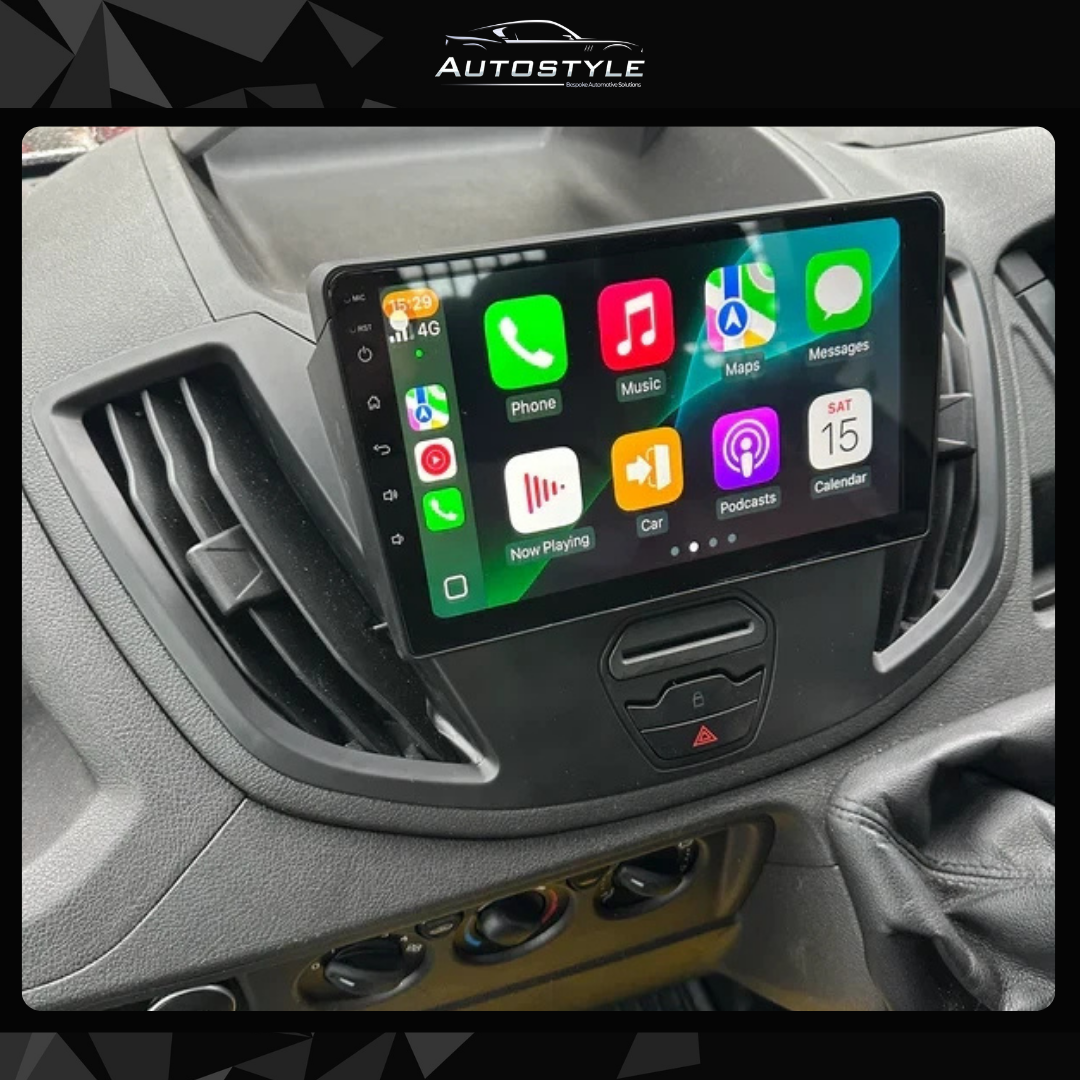 Ford Transit Custom Apple Carplay / Android Auto 9" Stereo Upgrade (2012-2018)