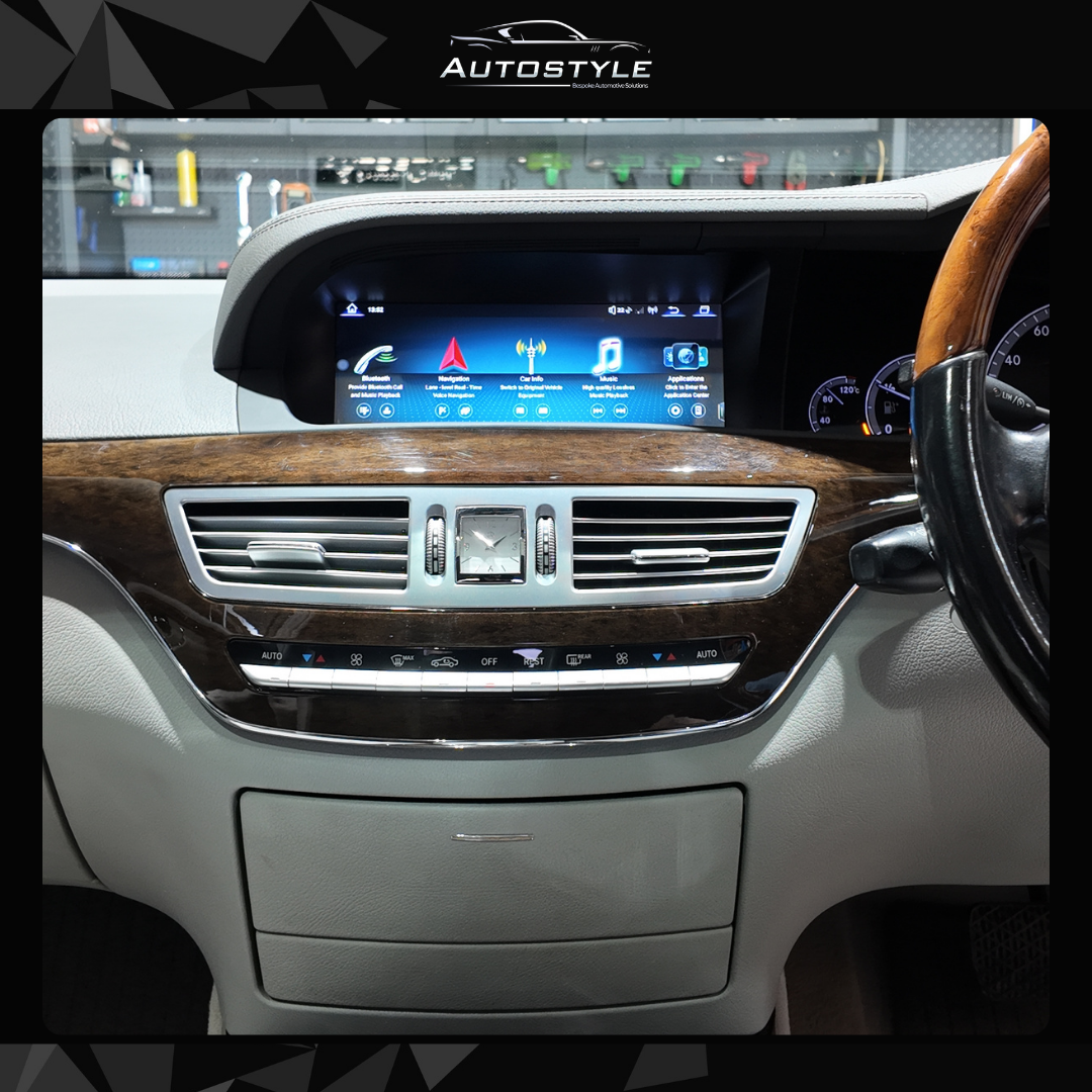 Mercedes-Benz S Class W221 (2005-2013) Apple CarPlay Android Auto 10.25" Touch Screen RHD