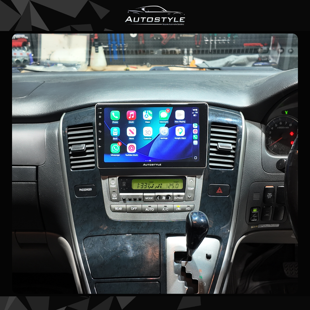 Toyota Alphard 1 AH10 Apple Carplay / Android Auto 9" Stereo Upgrade 2002-2005