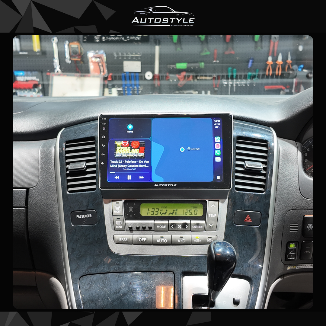 Toyota Alphard 1 AH10 Apple Carplay / Android Auto 9" Stereo Upgrade 2002-2005