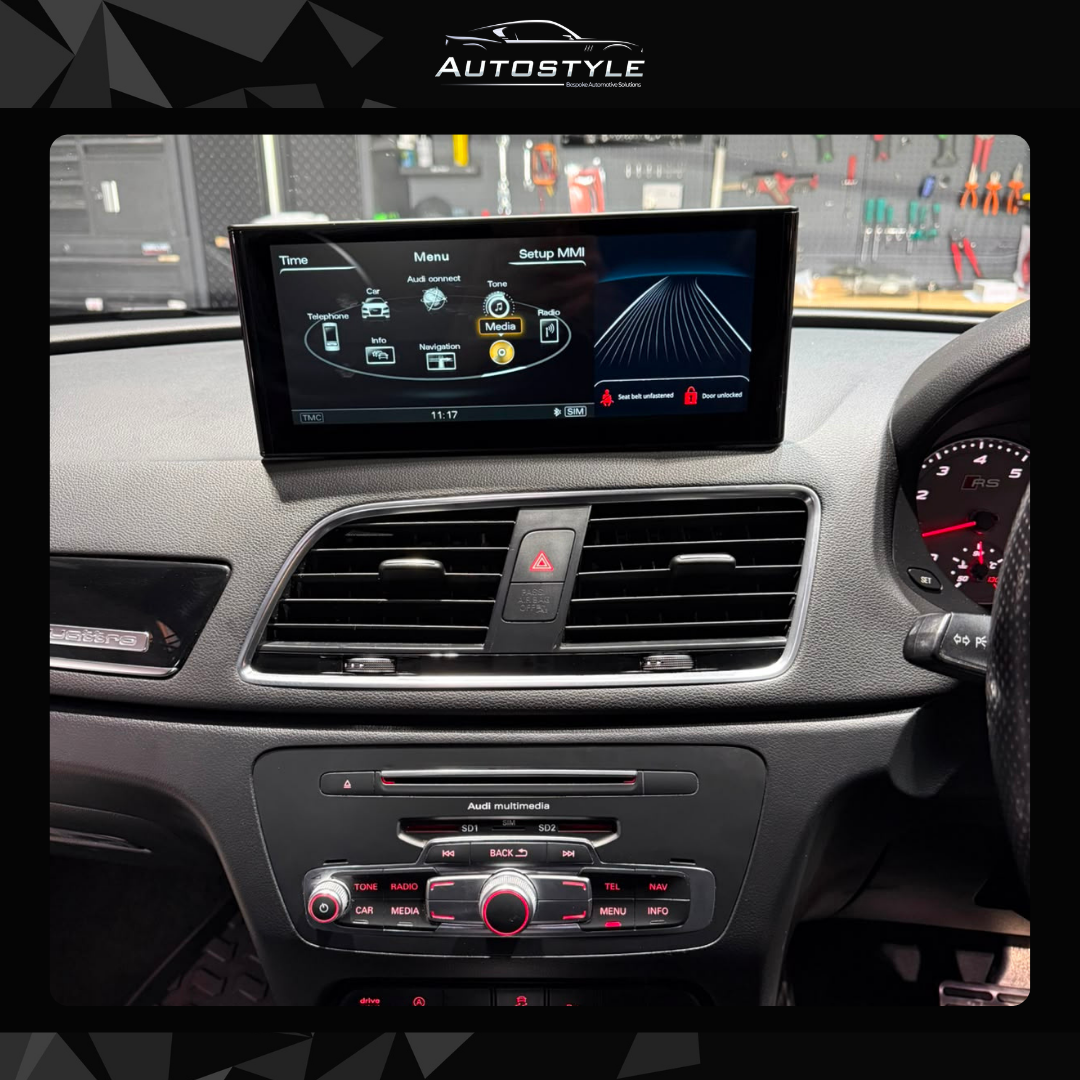 Audi Q3 Apple CarPlay Android Auto 10.25" Touch Screen Upgrade (2010-2015)