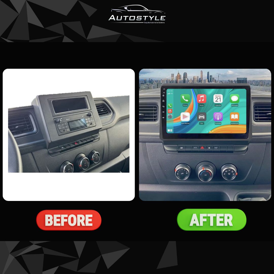 Renault Master Nissan NV400 Apple Carplay / Android Auto 10" Stereo Upgrade 2019-2023