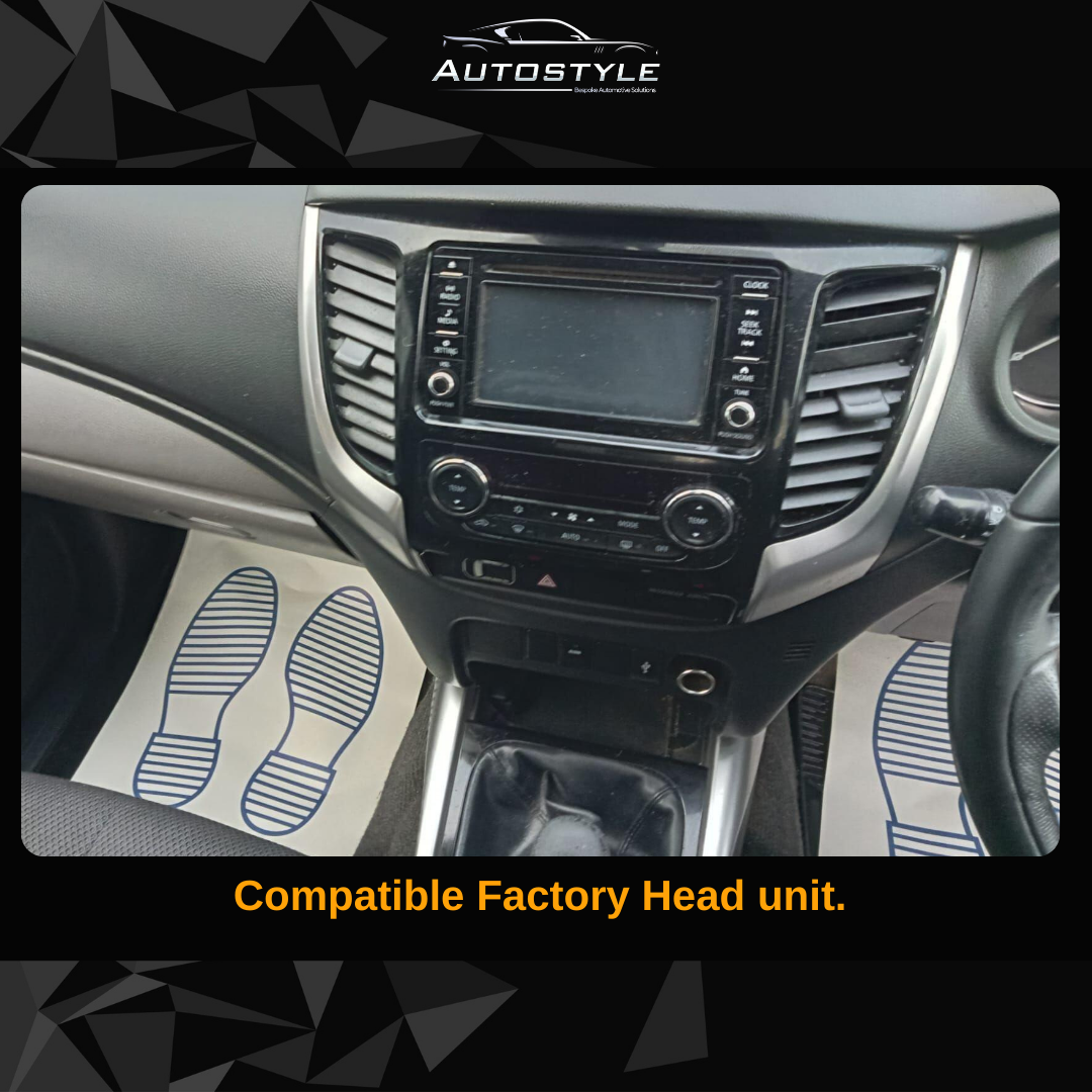 Mitsubishi L200 Triton Apple Carplay / Android Auto 9" Stereo Upgrade 2019-2021