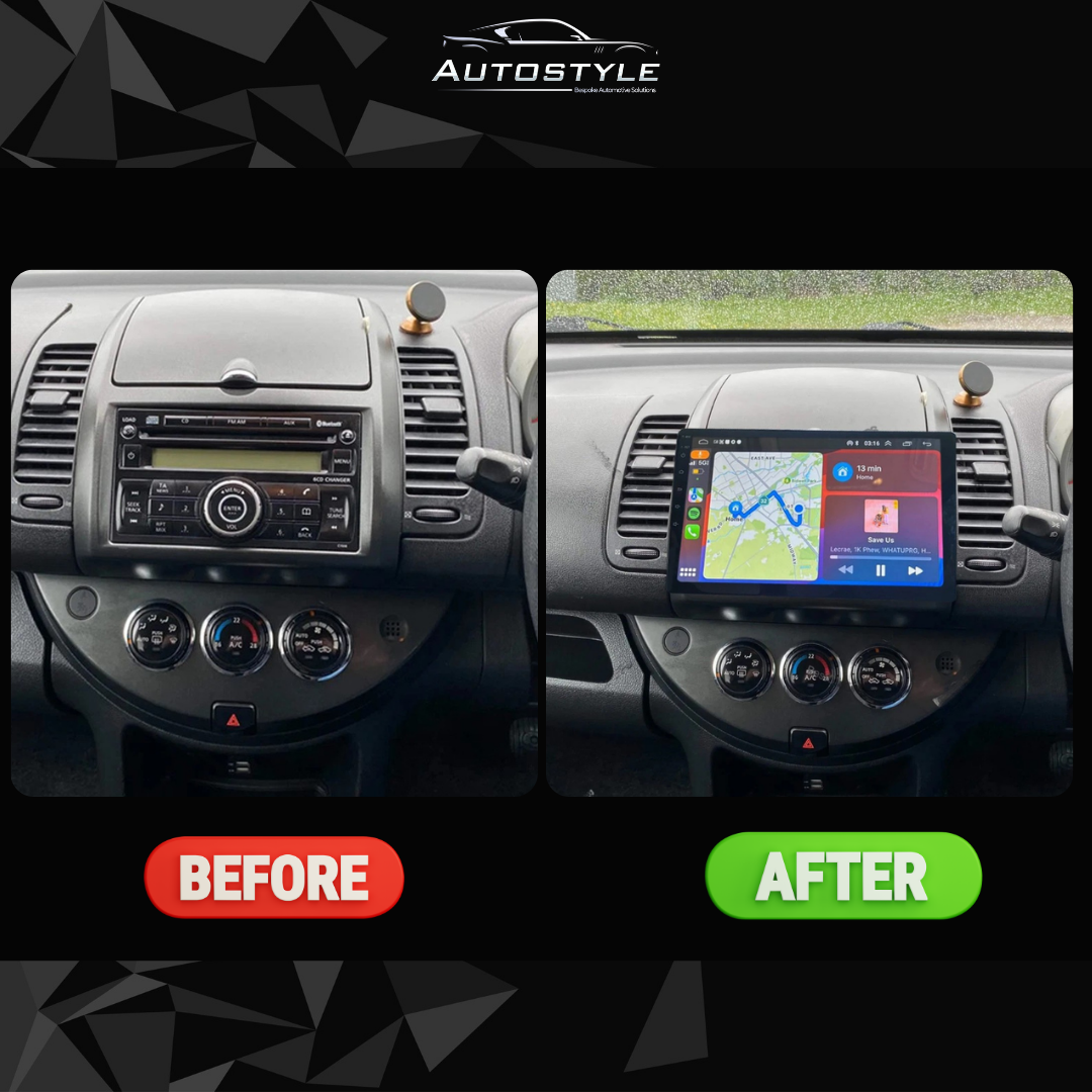 Nissan Note Versa-Livina Apple Carplay / Android Auto 10" Stereo Upgrade 2011-2020