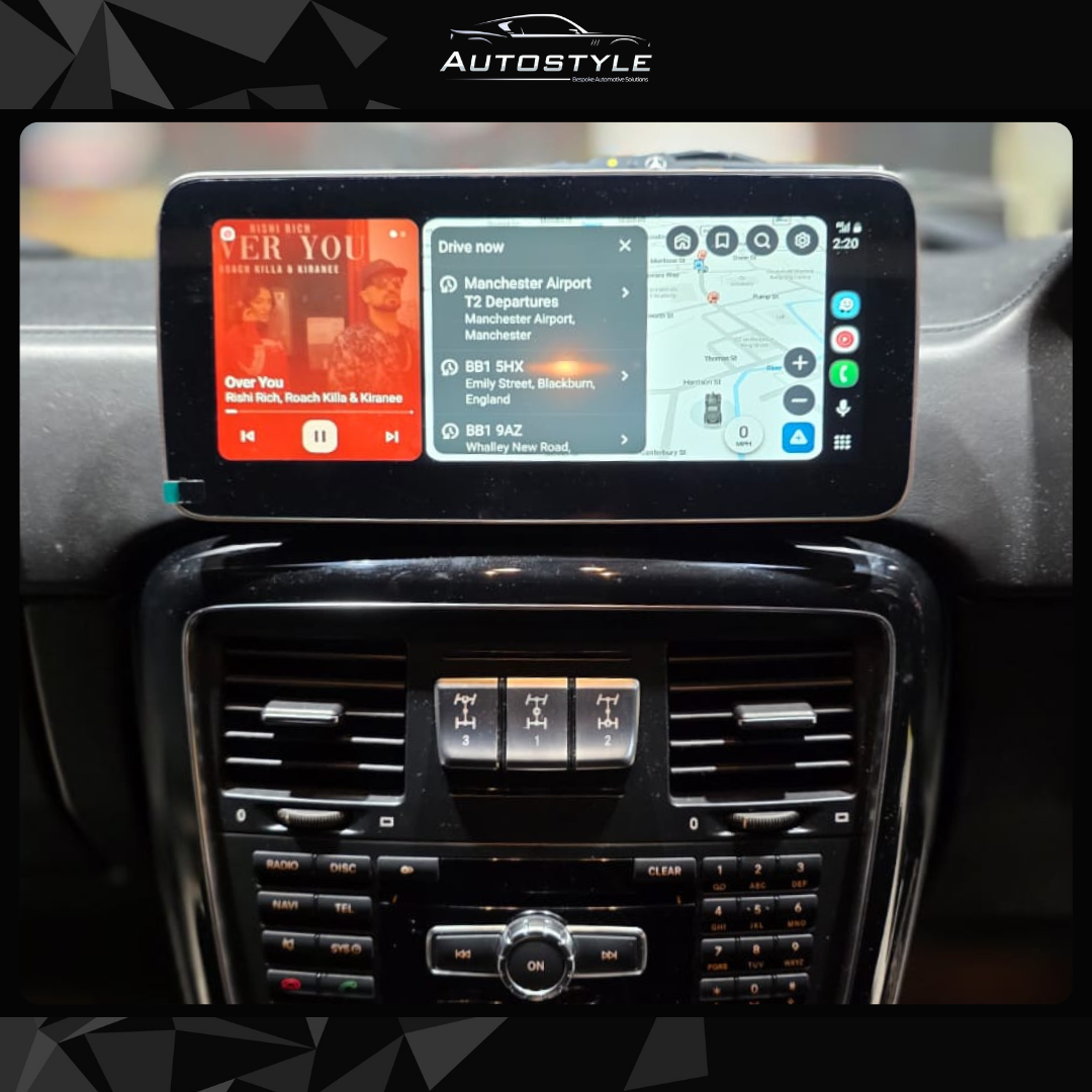 Mercedes-Benz G Class G350/G500/G63/G65 (2010-2017) Apple CarPlay Android Auto 10.25" Touch Screen