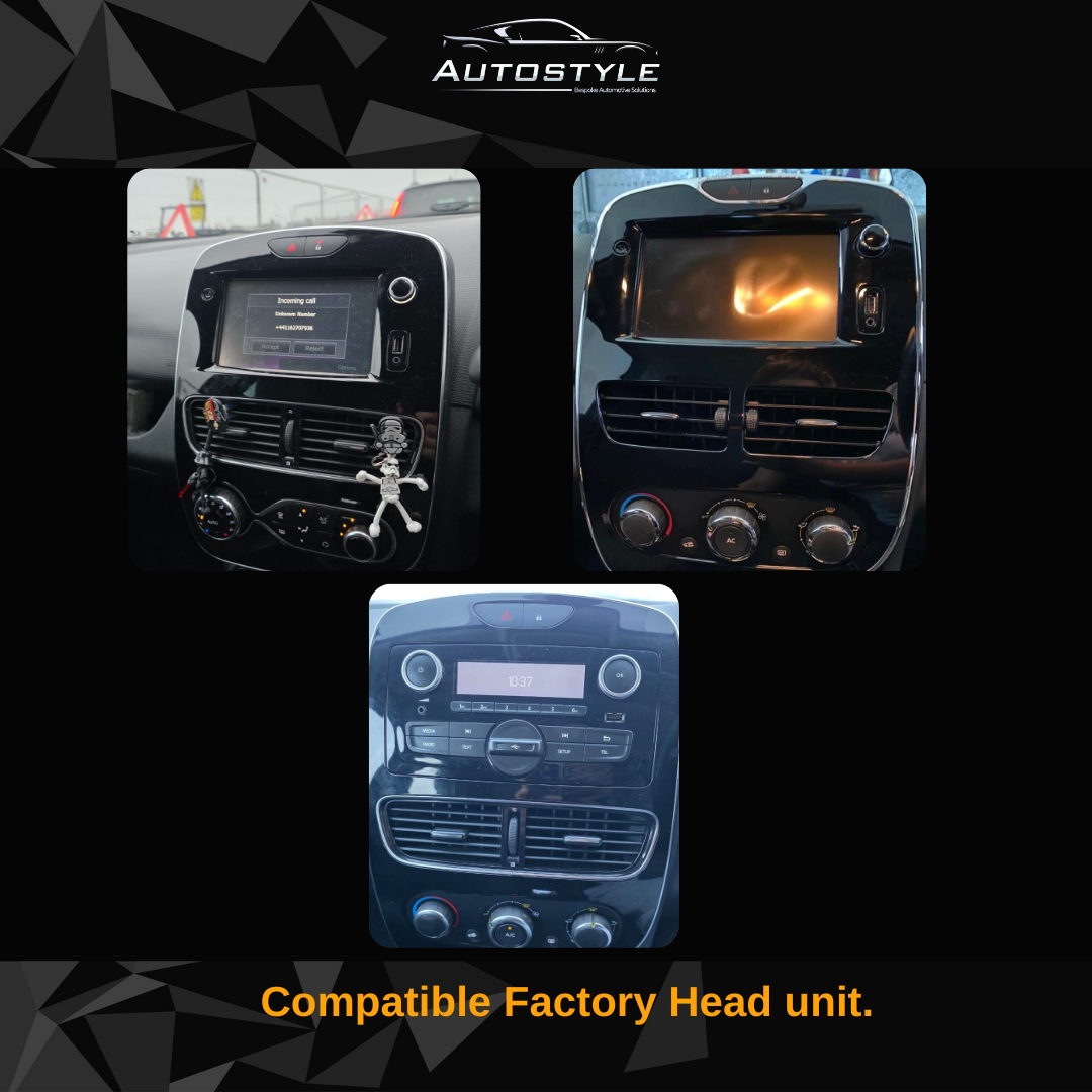 Renault Clio 4 BH98 KH98 Apple Carplay / Android Auto 10" Stereo Upgrade 2012-2019