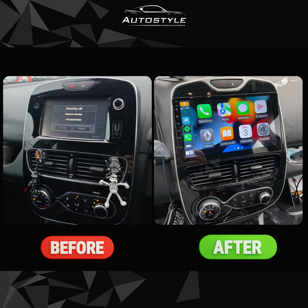 Renault Clio 4 BH98 KH98 Apple Carplay / Android Auto 10" Stereo Upgrade 2012-2019