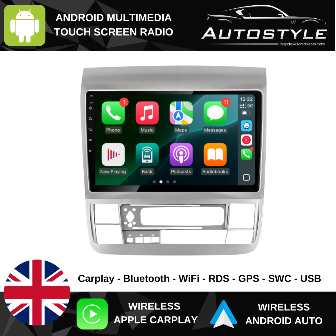 Toyota Alphard 1 AH10 Apple Carplay / Android Auto 9" Stereo Upgrade 2002-2005