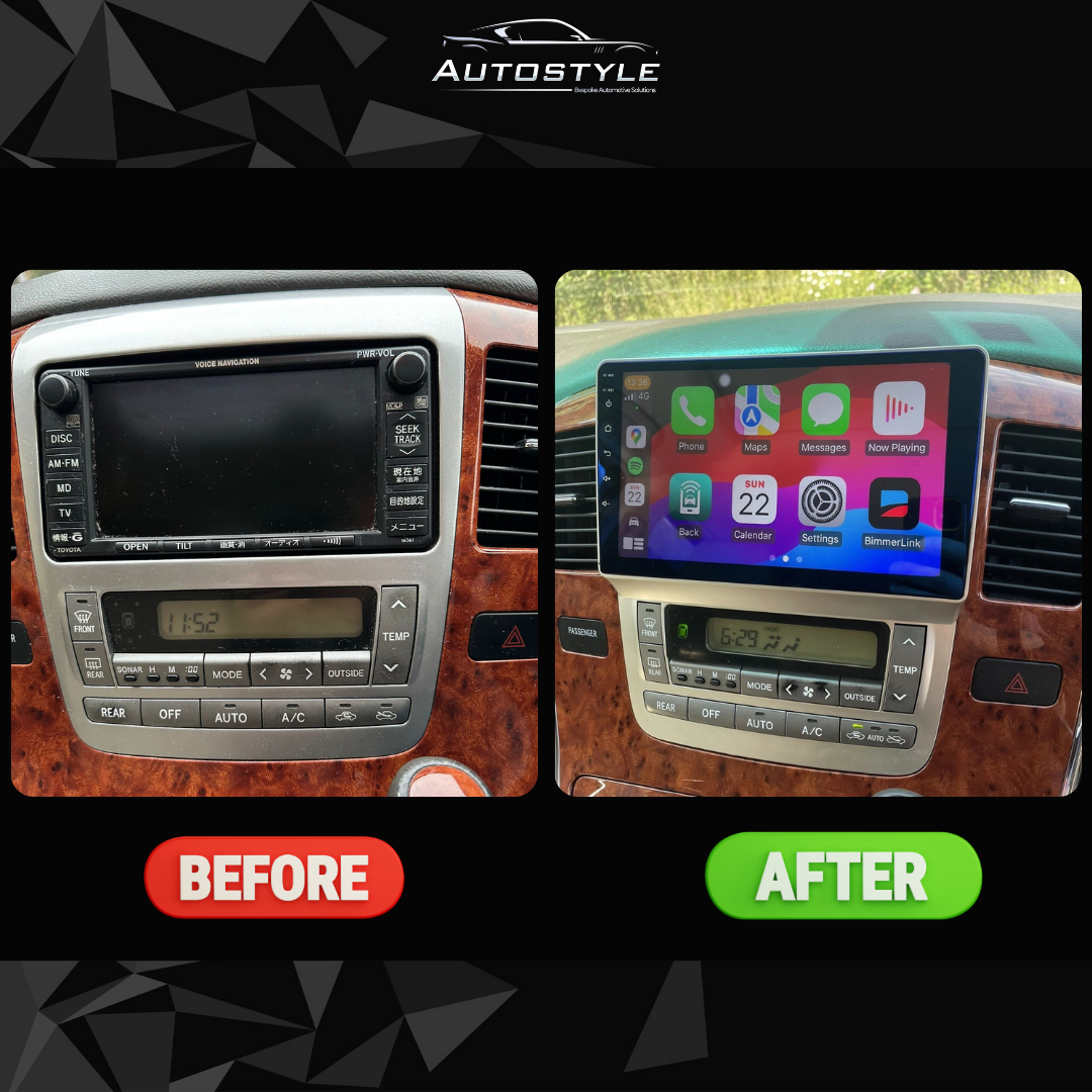 Toyota Alphard 1 AH10 Apple Carplay / Android Auto 9" Stereo Upgrade 2002-2005