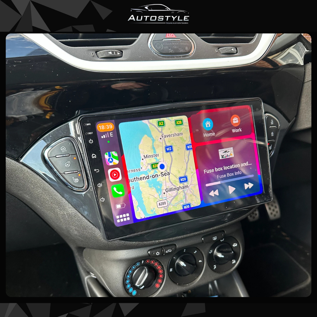 Vauxhall Corsa Apple Carplay / Android Auto 9" Stereo Upgrade 2014-2019