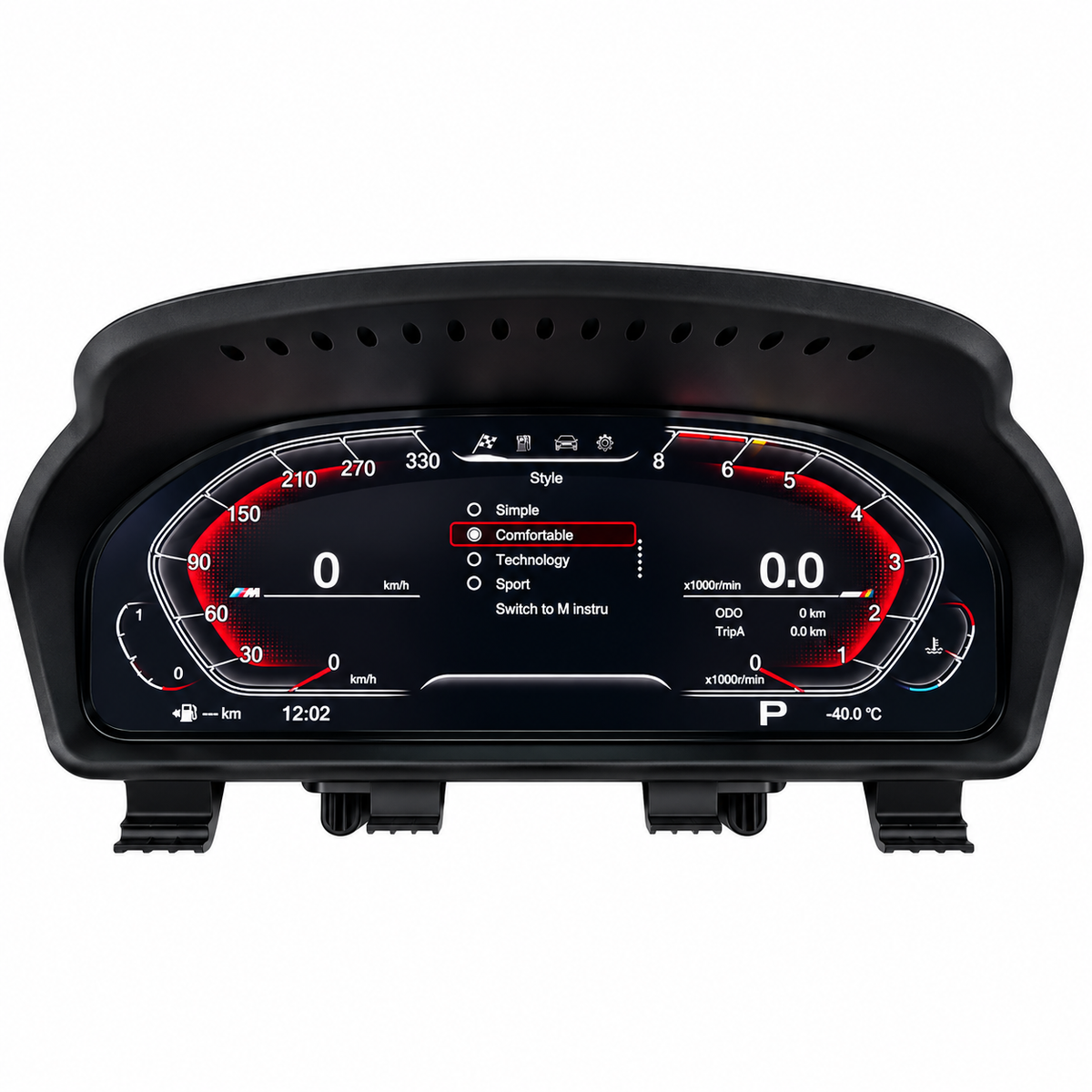 BMW F Virtual Instrument Cluster Digital Clock Upgrade 5 6 7 Series X3 X4 X5 X6
