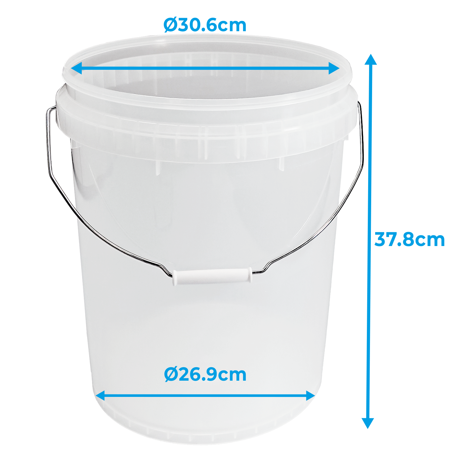 SIMPLY AUTO 20L CLEAR DETAILERS BUCKET