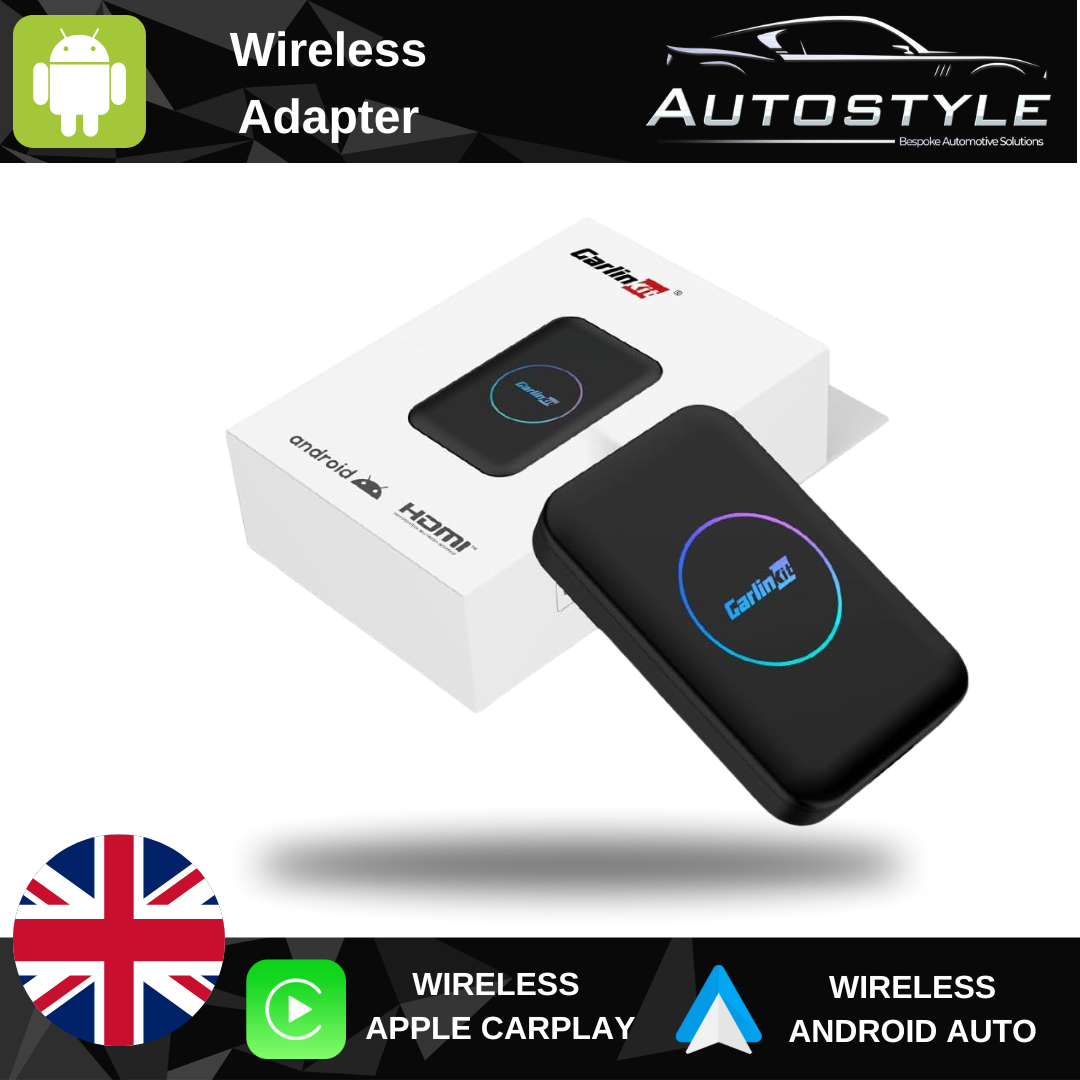 CarlinKit New AIBOX-Lite Multimedia Box, 3 in 1 System Android Independent - Converts wired CarPlay/Android Auto to wireless
