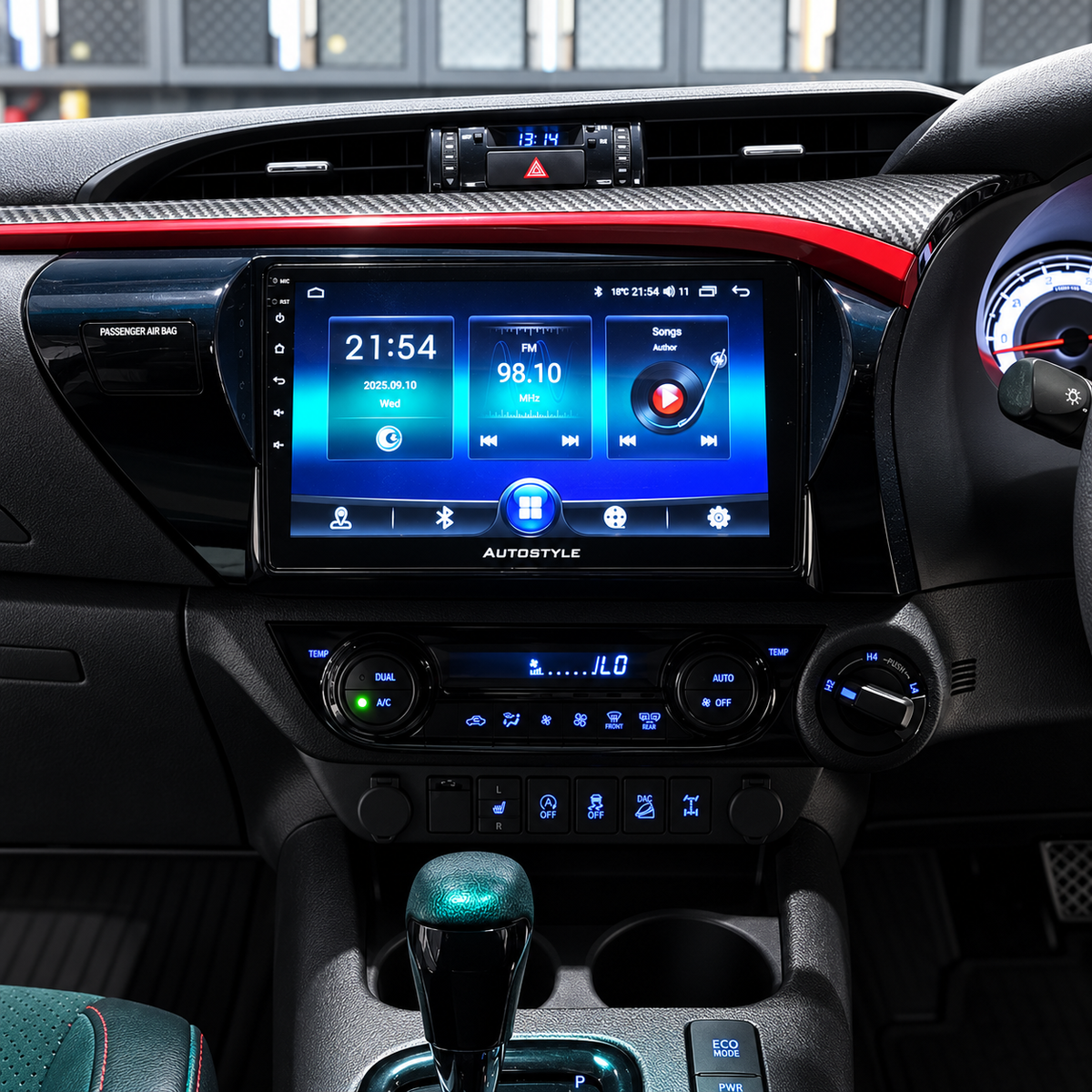 Toyota Hilux Apple Carplay / Android Auto 10" Stereo Upgrade