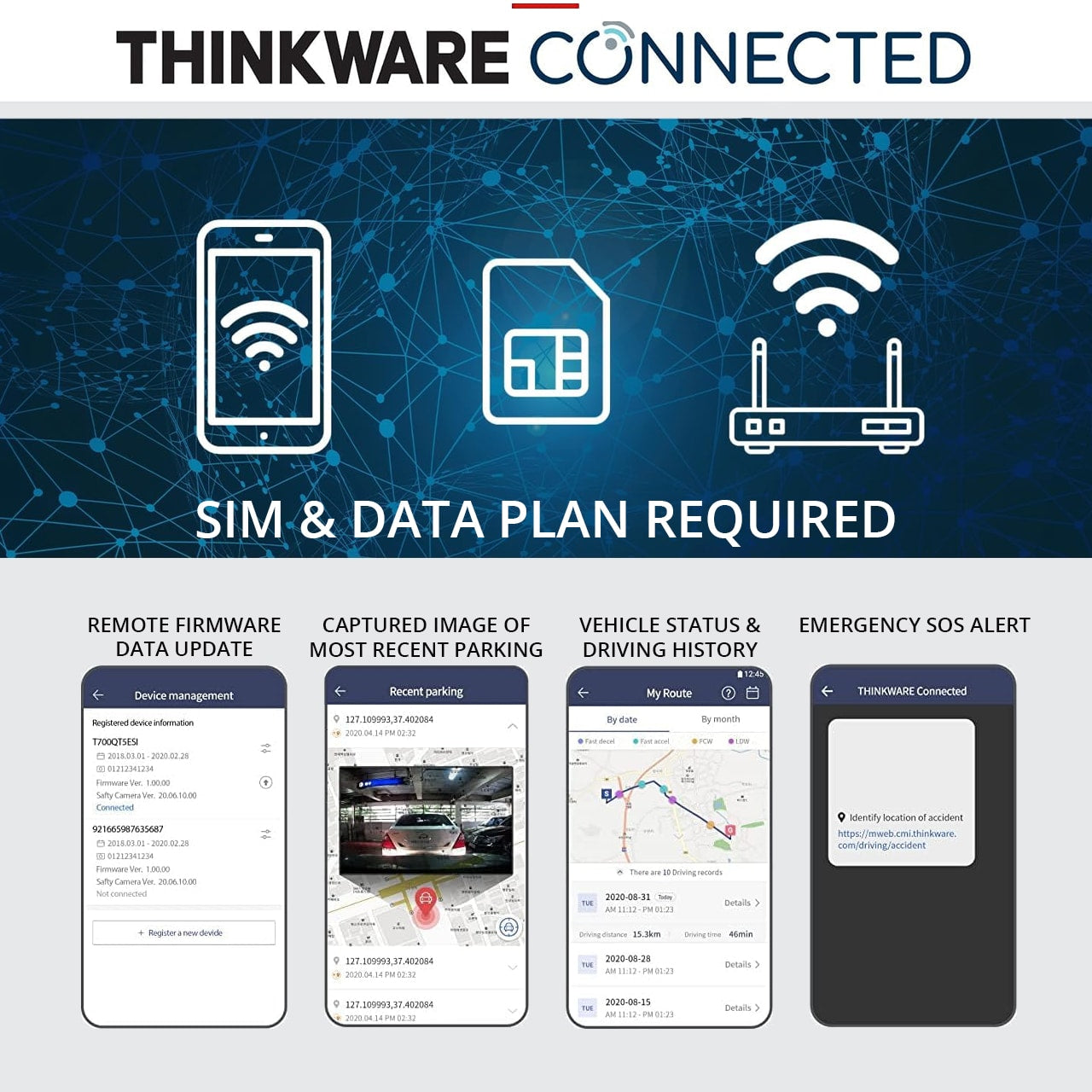 Thinkware Dash Cam U1000 PLUS