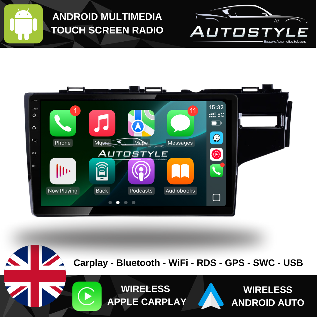 Honda Jazz / Fit Apple Carplay / Android Auto 9" Stereo Upgrade 2013-2020