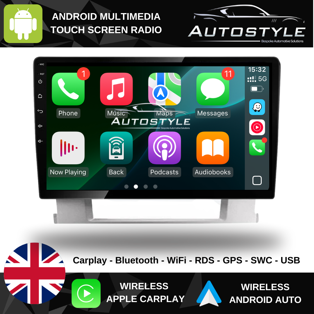 Vauxhall Astra J Apple Carplay / Android Auto 9" Stereo Upgrade 2009-2016