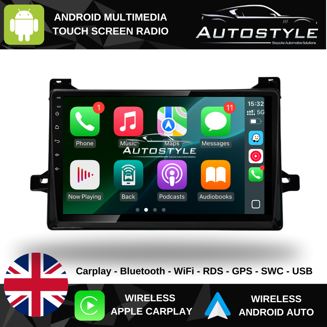 Toyota Prius Apple Carplay / Android Auto 9" Stereo Upgrade (2015- 2022)