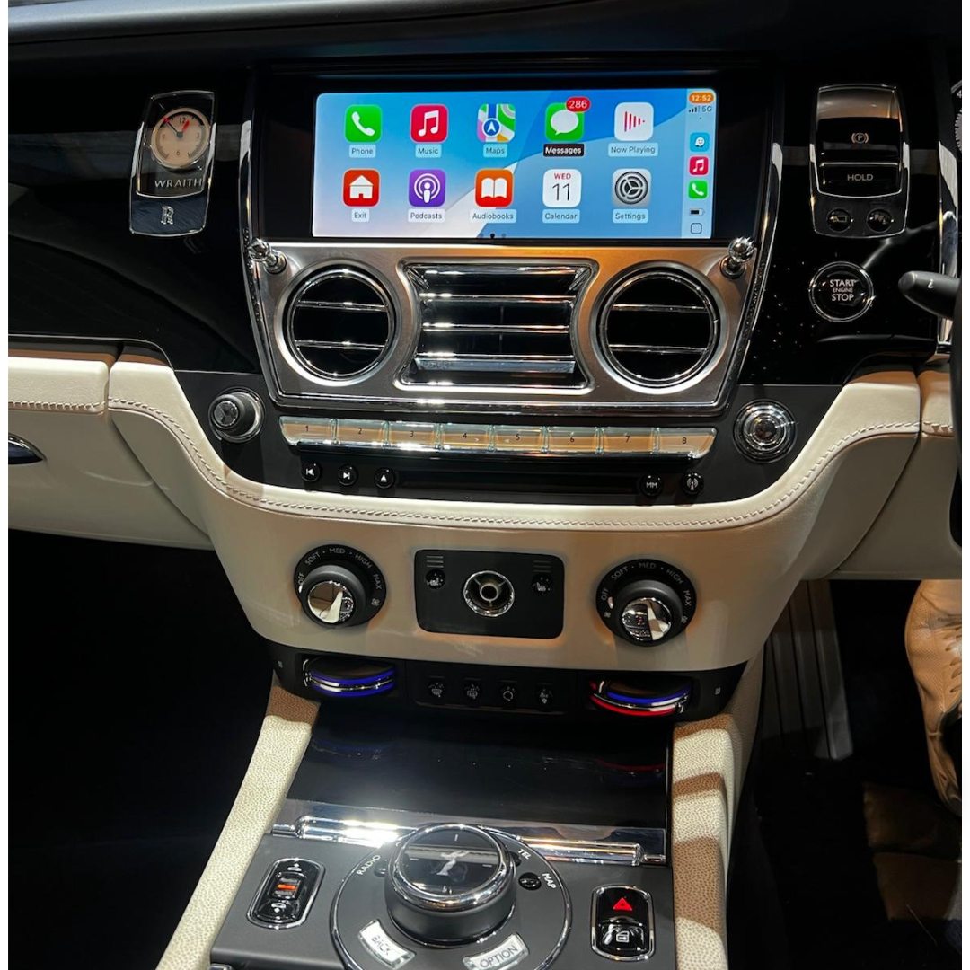 Wireless Apple CarPlay/Android Auto for Rolls-Royce Cullinan/Dawn/Ghost/Phantom/Wraith (2009-2018)
