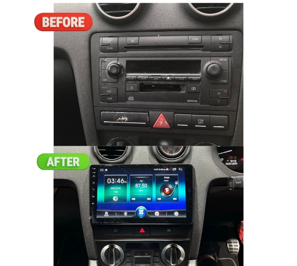 Audi A3 8P Apple Carplay / Android Auto 9" Stereo Upgrade (2003- 2013)