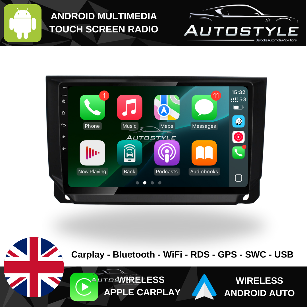 SEAT IBIZA/ARONA Apple Carplay / Android Auto 9" Stereo Upgrade (2017-21)