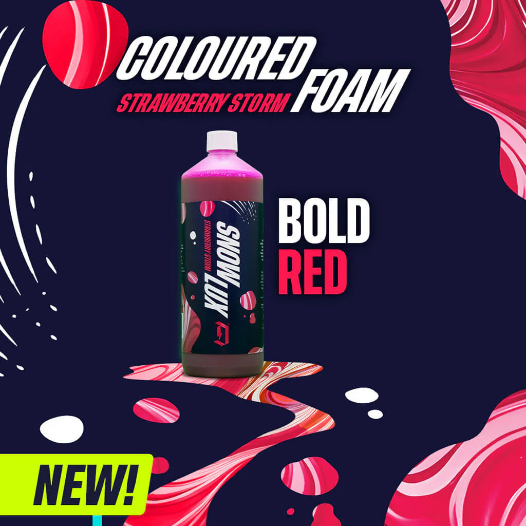 Duel Snow Lux - Strawberry Storm - Coloured Snow Foam - 1 Litre