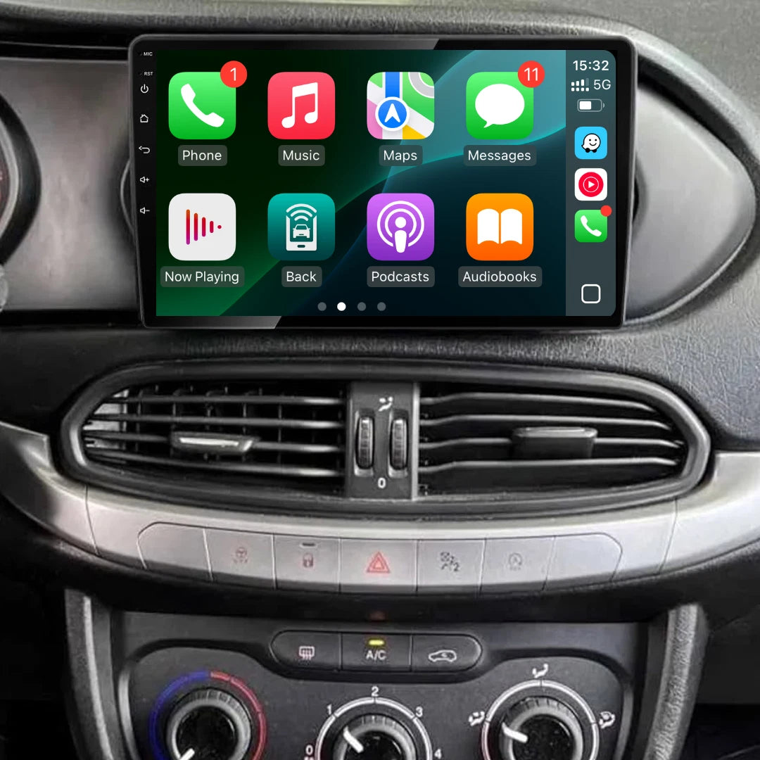 Fiat Tipo 356/357 Egea Dodge Neon Apple Carplay / Android Auto 9" Stereo Upgrade 2015-2020