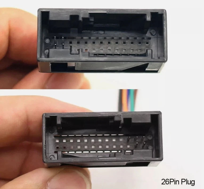26 PIN RGB to CVBS (RCA) AV Signal Converter Adapter For VW Original Rear-view Camera