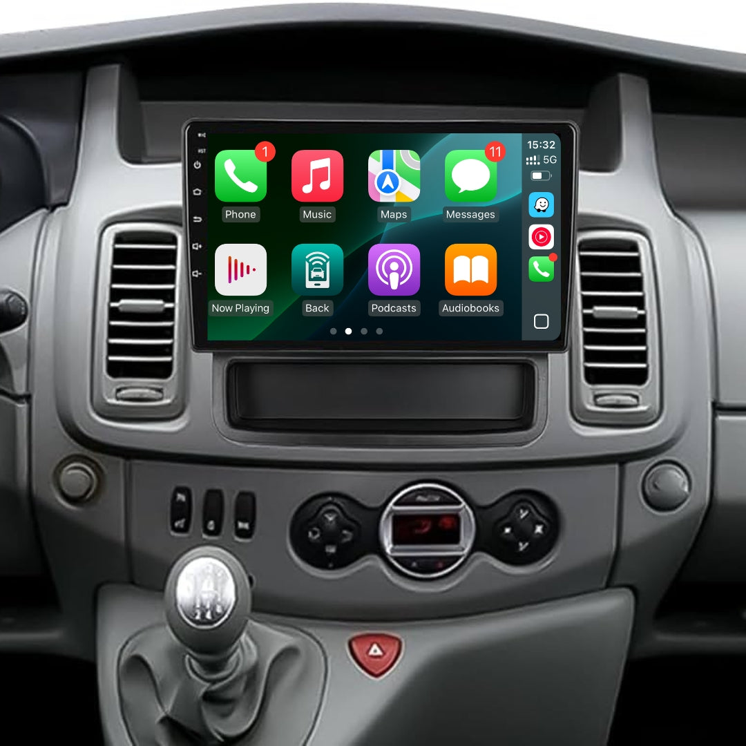 Vauxhall Opel Vivaro Renault Trafic Apple Carplay / Android Auto 10.1" Stereo Upgrade