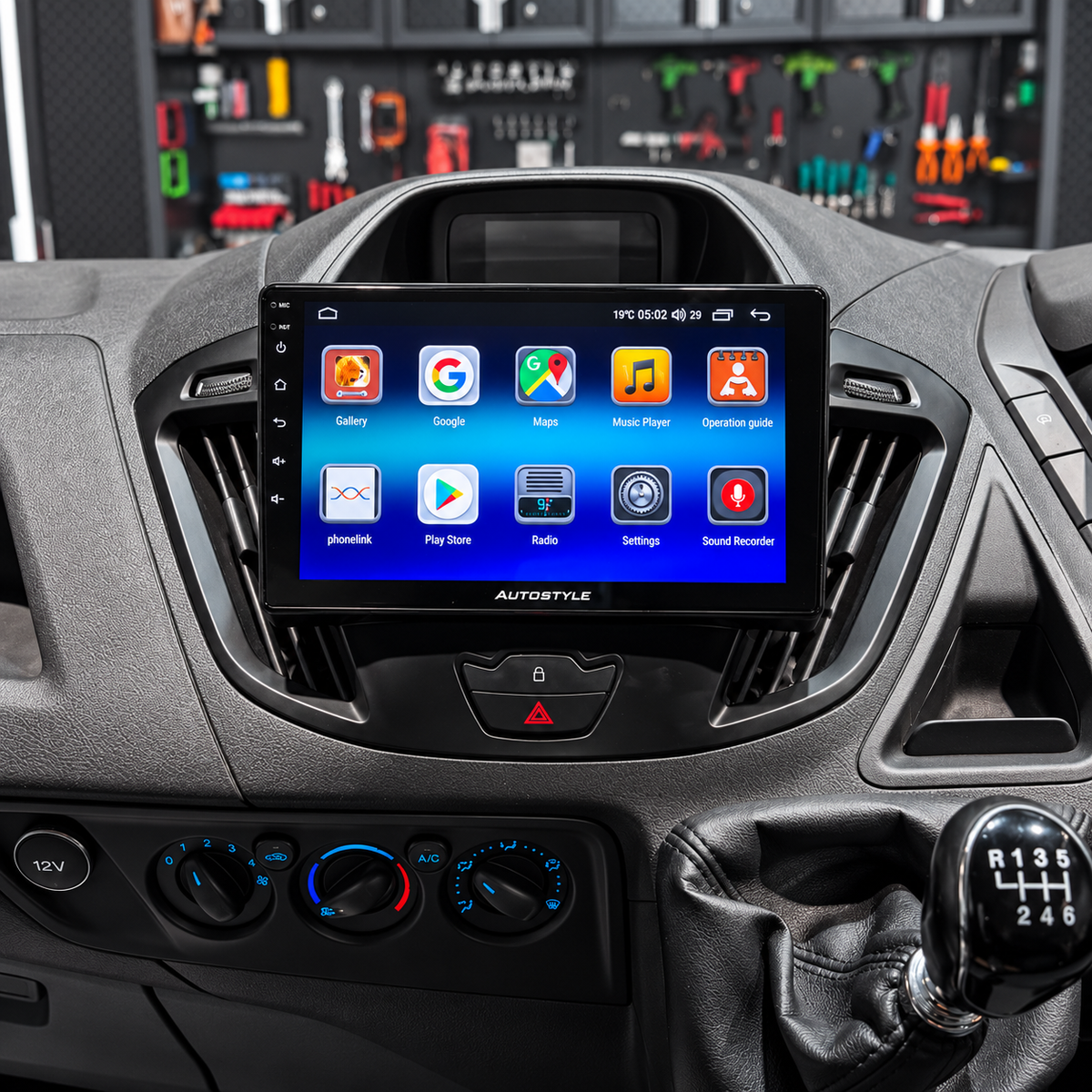 Ford Transit Custom Apple Carplay / Android Auto 9" Stereo Upgrade (2012-2018)