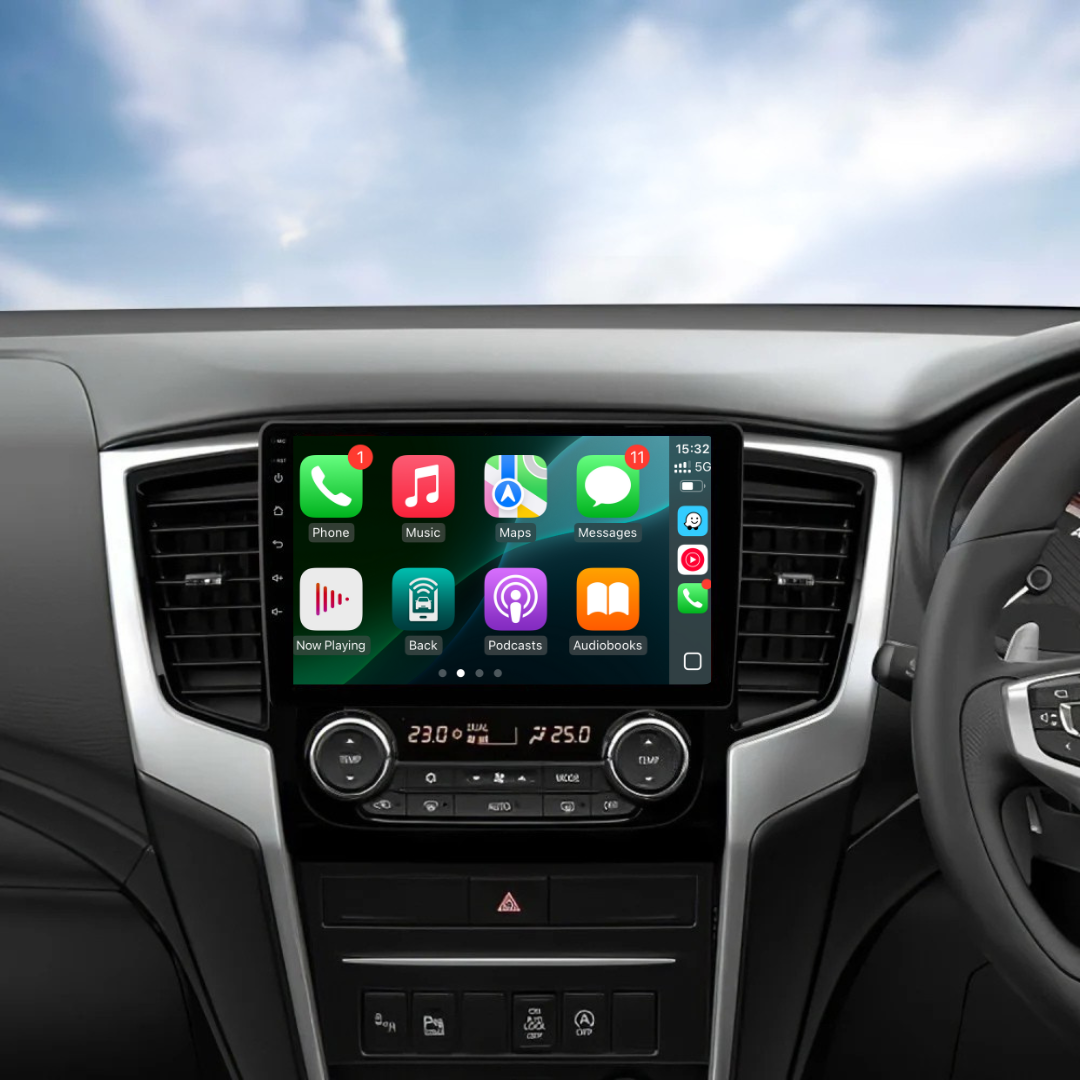Mitsubishi L200 Triton Apple Carplay / Android Auto 9" Stereo Upgrade 2019-2021