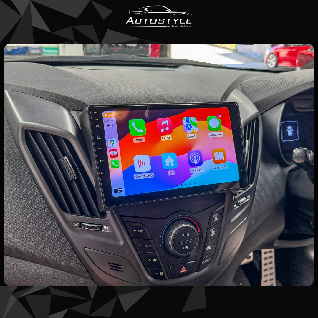 Hyundai Veloster FS Apple Carplay / Android Auto 9" Stereo Upgrade 2011-2017