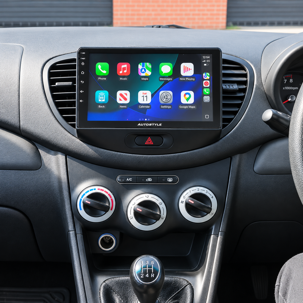Hyundai i10 Apple Carplay / Android Auto 9" Stereo Upgrade (2007-12)