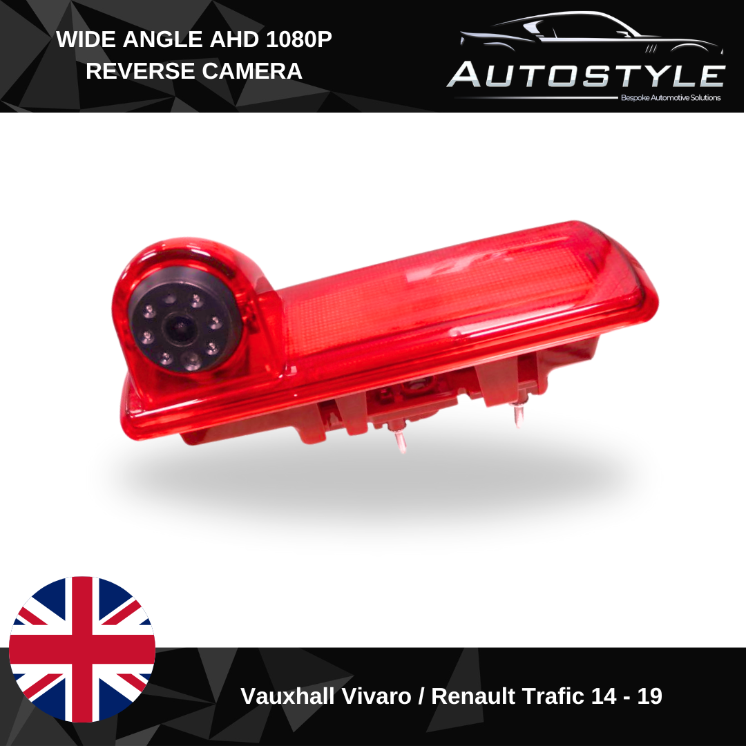 Vivaro Trafic Barn Door 1080P HD Brake Light Reverse Camera