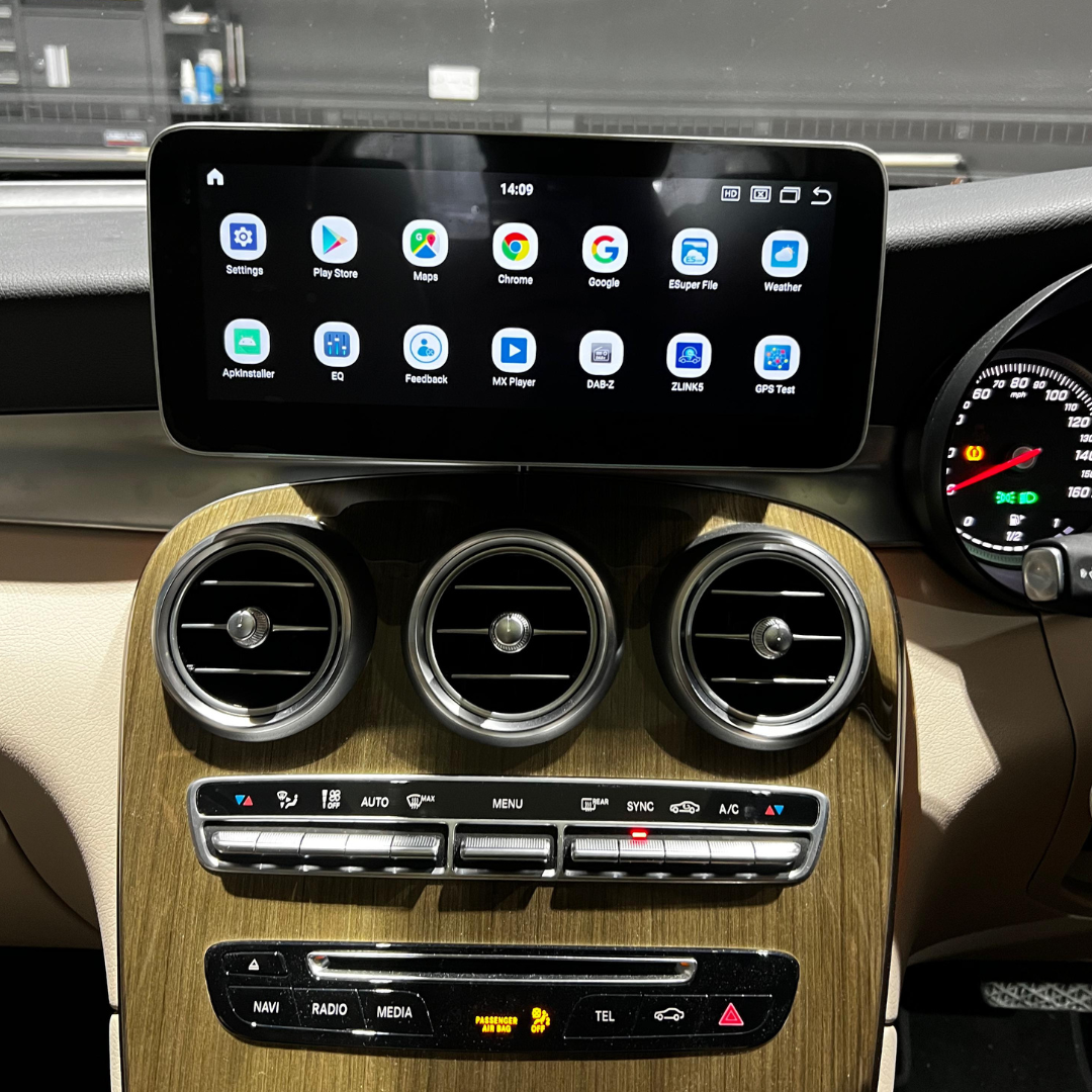 Mercedes-Benz GLC (2016-2022) Apple CarPlay Android Auto 10.25" Touch Screen