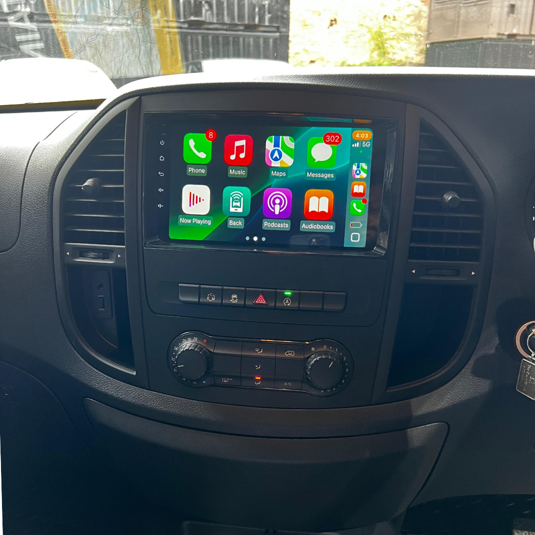 Mercedes-Benz Vito Apple Carplay / Android Auto 9" Stereo Upgrade (2014-23)