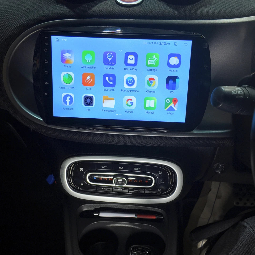 Mercedes-Benz Smart forTwo Apple Carplay / Android Auto 9" Stereo Upgrade 2014-2021