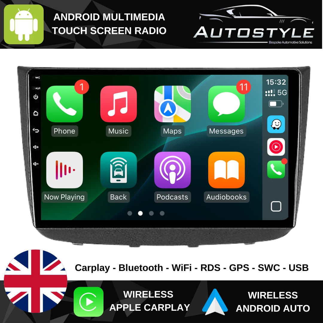 Mercedes-Benz Vito Apple Carplay / Android Auto 10" Stereo Upgrade (2003-2010)